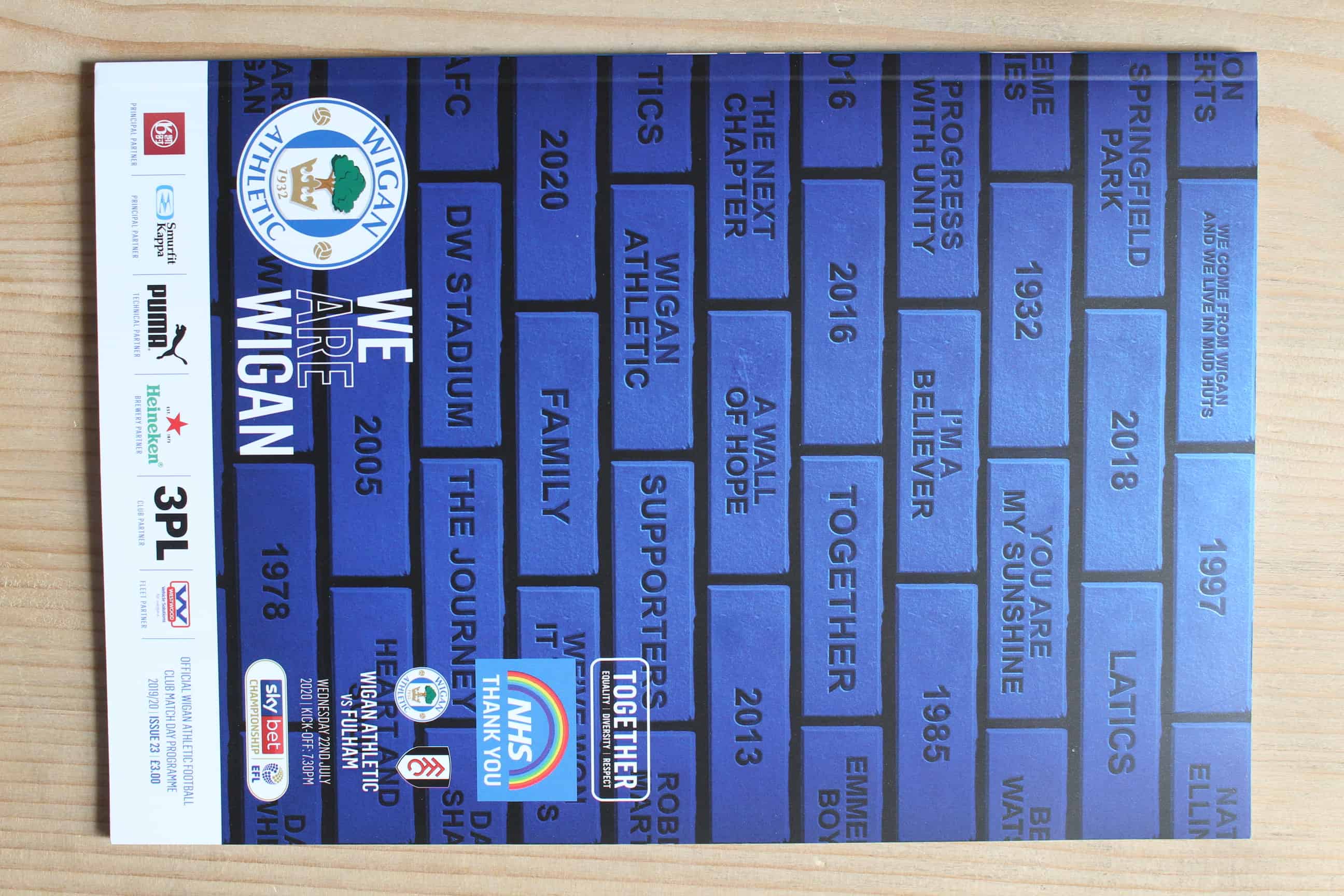 Wigan Athletic FC v Fulham FC